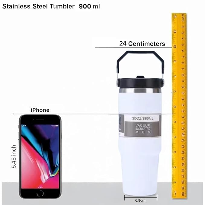 890 ml Stainless Steel Vacuum Insulated Tumbler Leak Resistant and Durable Bottle - Image 6