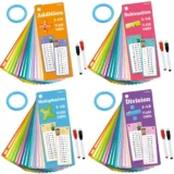 15-in-1 Mathematical Training Flash Cards (Reusable)