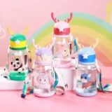 Cartoon Printed Sipper Water Bottle – 600ml