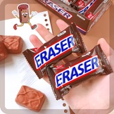 Creative Chocolate Bar Eraser - Image 8