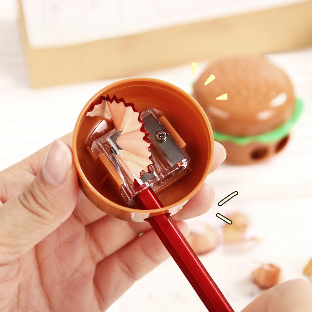 Burger Shape Double Hole Pencil Sharpener - Image 3