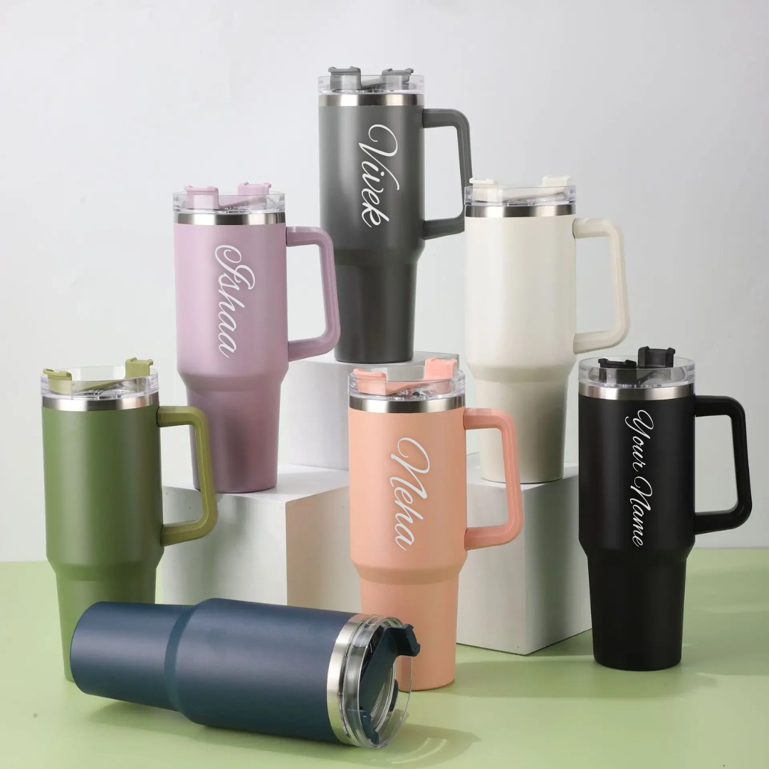 Personalized Large Capacity Stainless Steel Tumbler 1200ml - Image 2