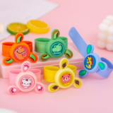 Cartoon Design LED Light Wristband Spinner For Return Gifts