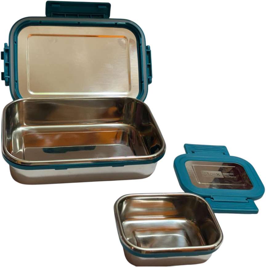 Jerry Lunch Box 2 Containers Stainless Steel Office Lunch Box (1000 ml) - Image 5