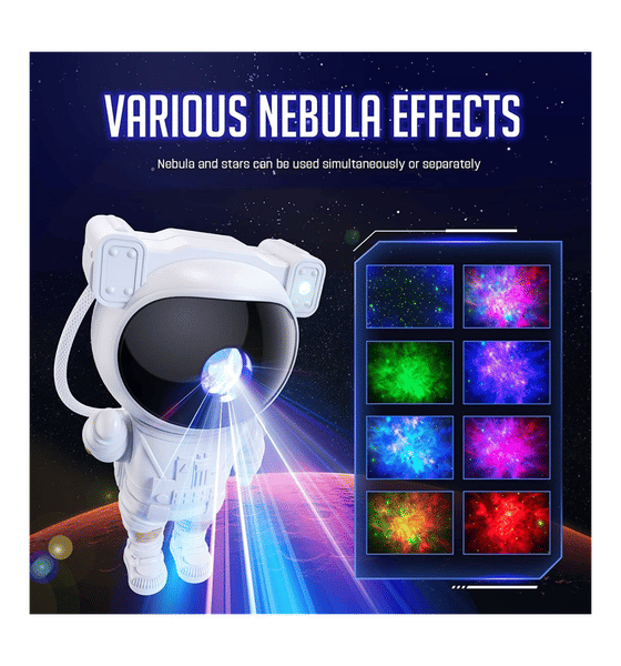 Astronaut Galaxy Star Projector Night Light with Remote - Image 4