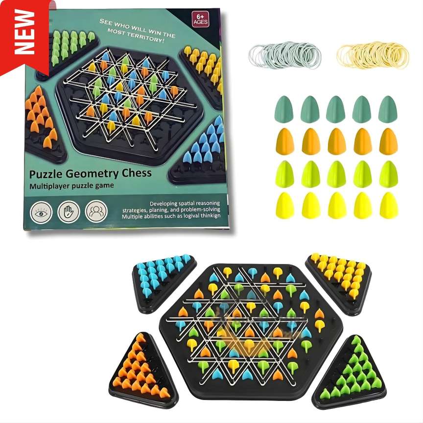 Triangle Chess Game | Brain Teaser Puzzle for Kids & Adults