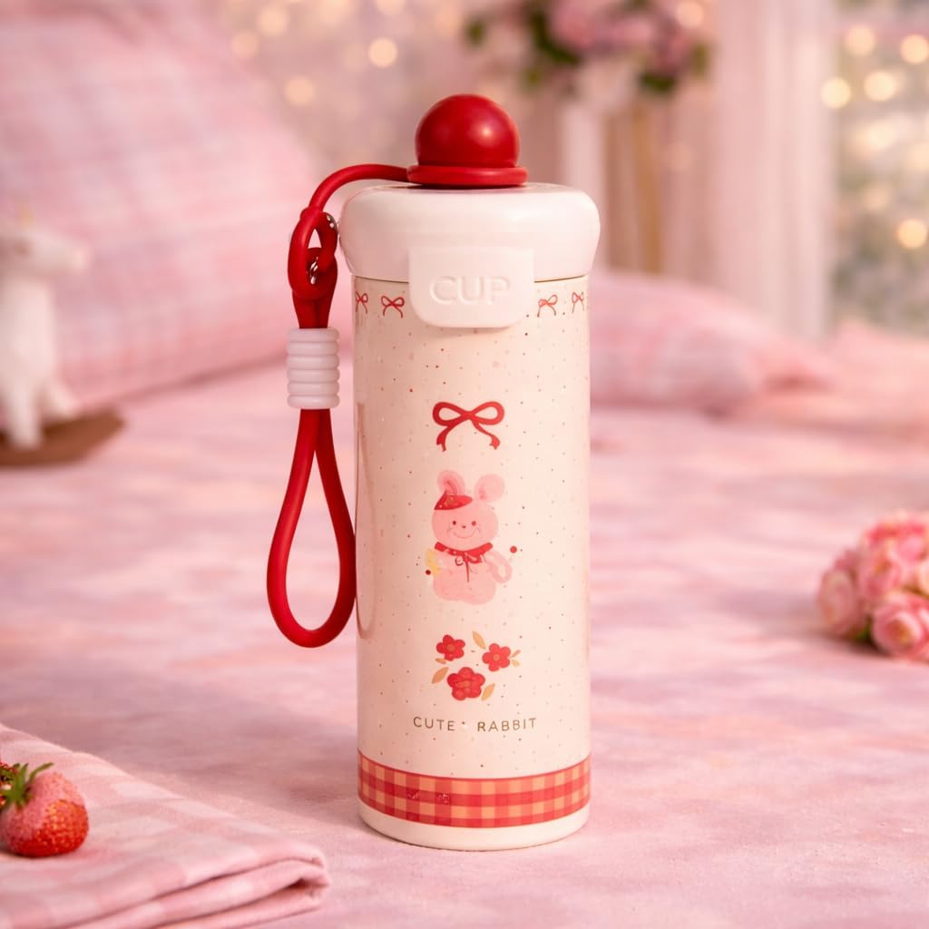 750ml Stainless Steel Water Bottle with Twin Lid (Sip & Gulp) - Image 6