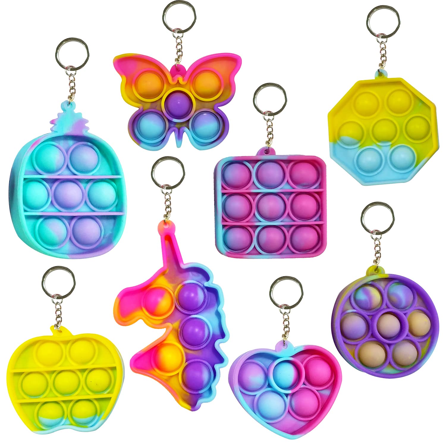 Pop-it Keychain | Cute, Trendy & Stress-Relief Toy - Image 3