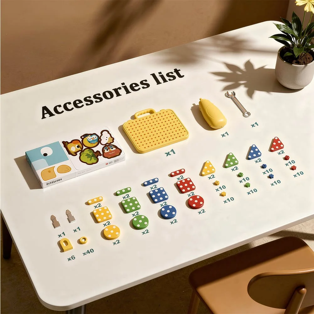 DIY Creative Puzzle Box STEM Construction Kit – 232 Pieces Educational Building Set - Image 6