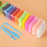 Air Dry  Clay in 12 Vibrant Colors for Kids for Hands-On Creativity