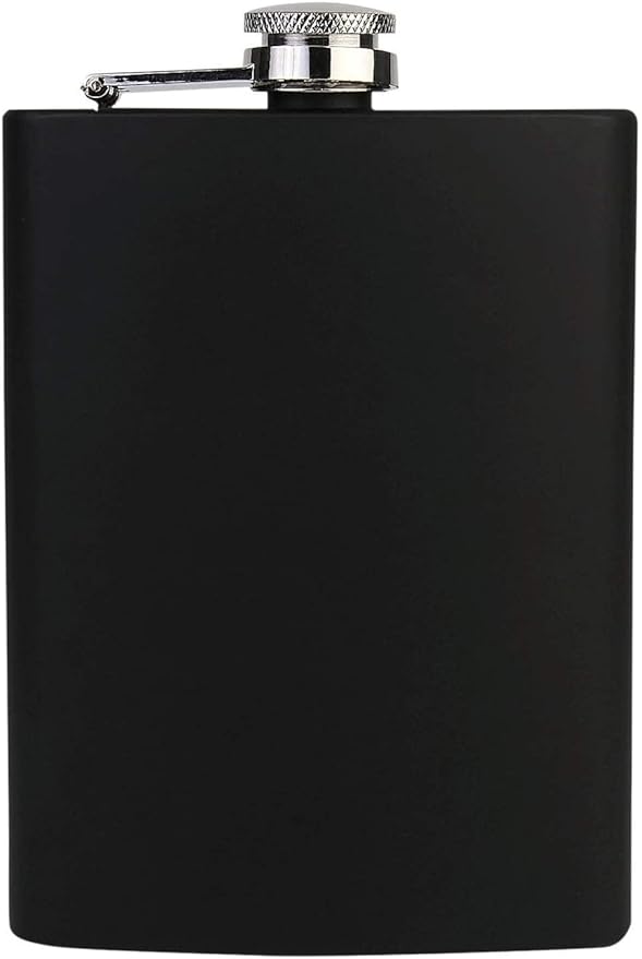 Stainless Steel 8oz Hip Flask - Image 8