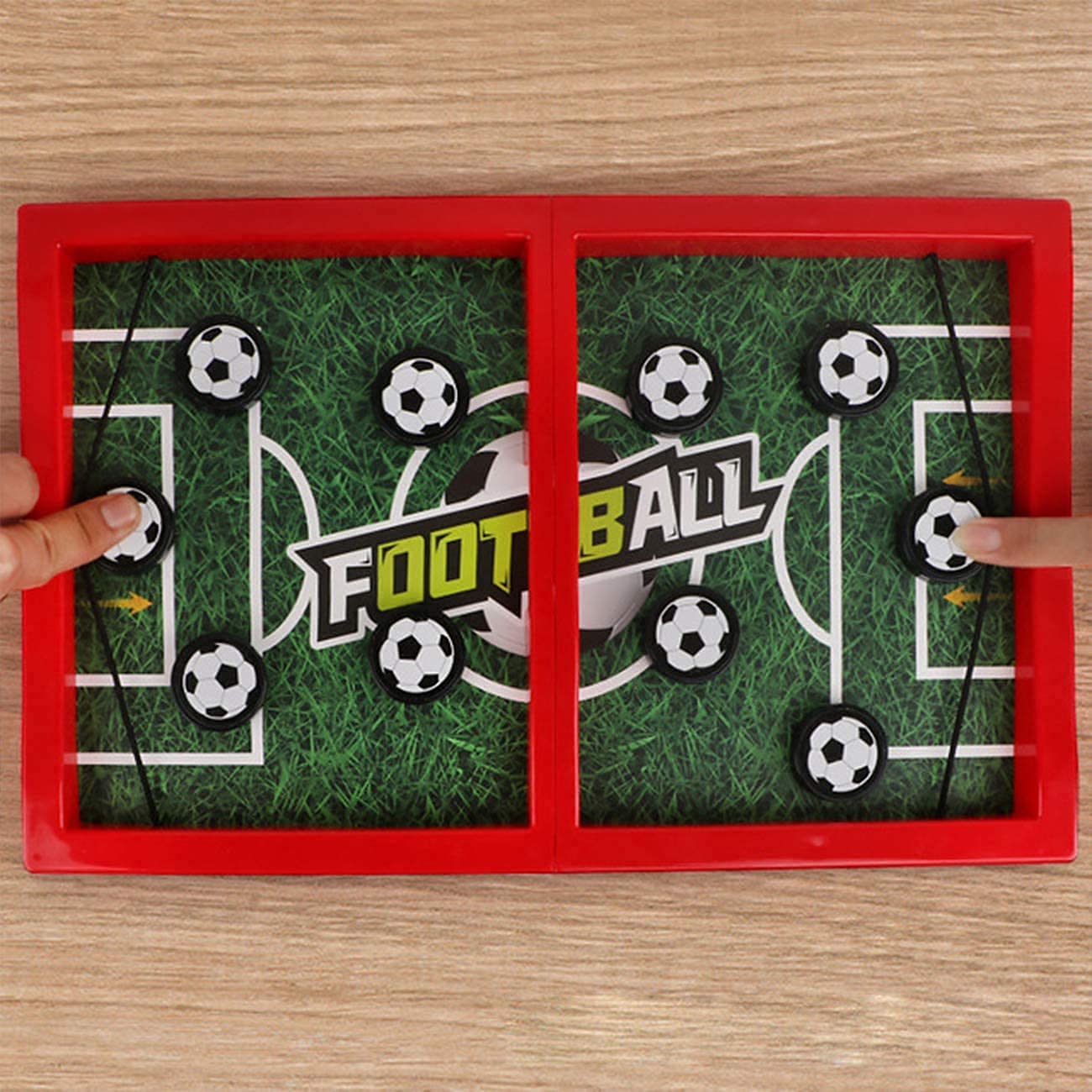 String Pluck Hockey Football Table Board Game - Image 6