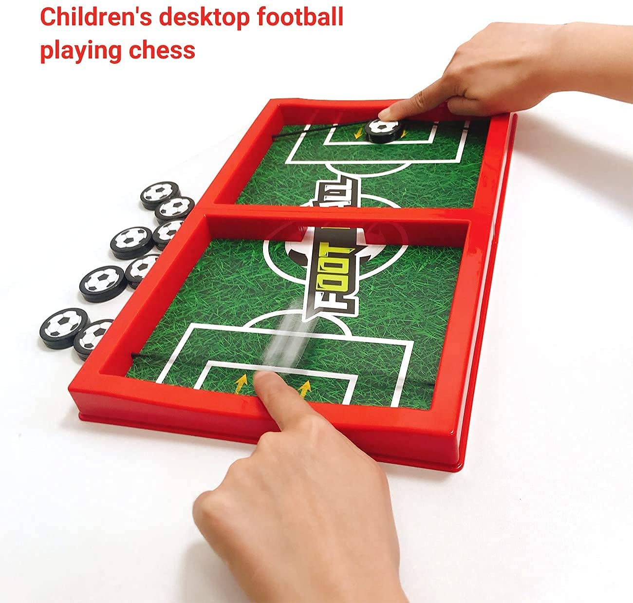 String Pluck Hockey Football Table Board Game - Image 7
