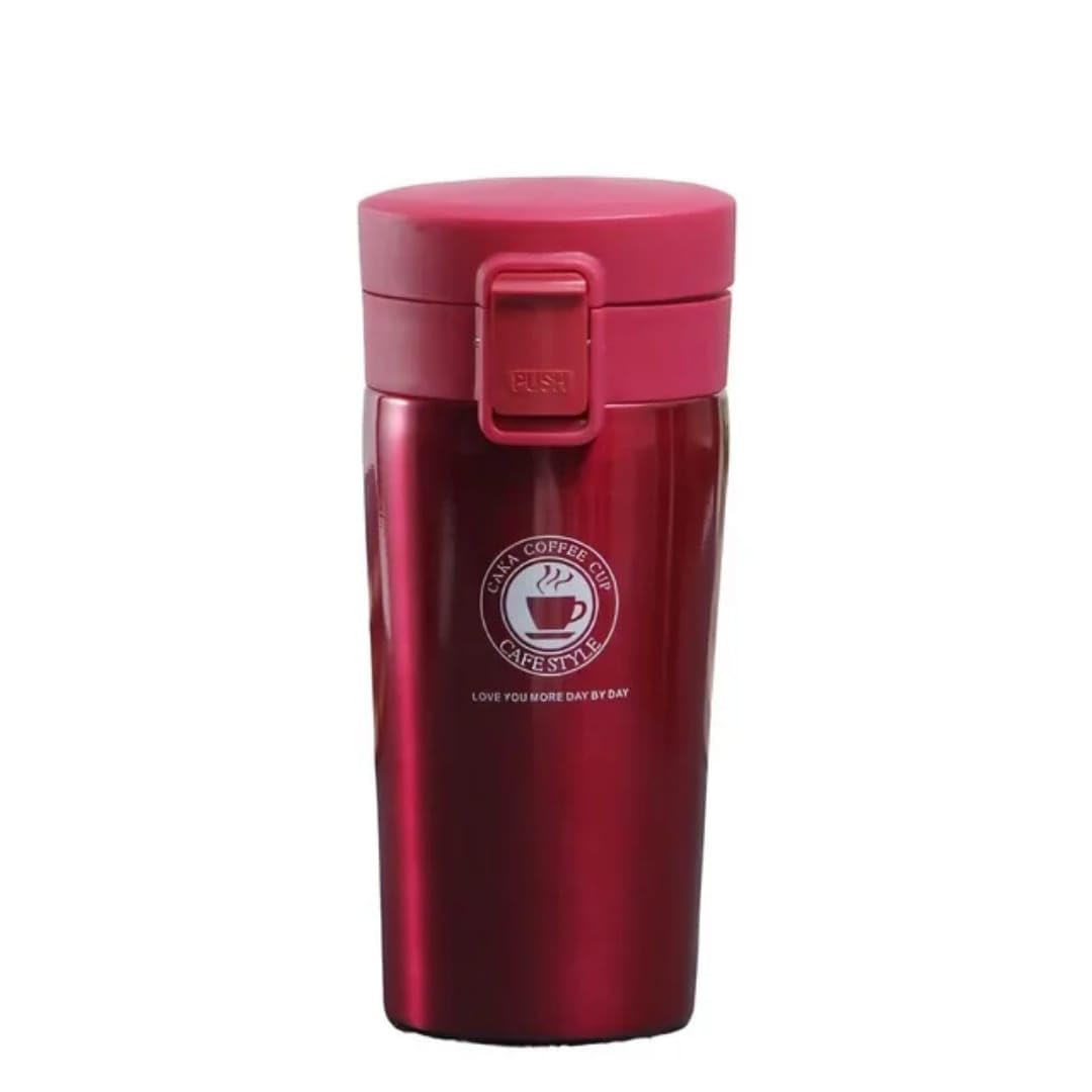 380 ml Double Walled Stainless Steel Tumbler with Leakproof Lid - Image 2