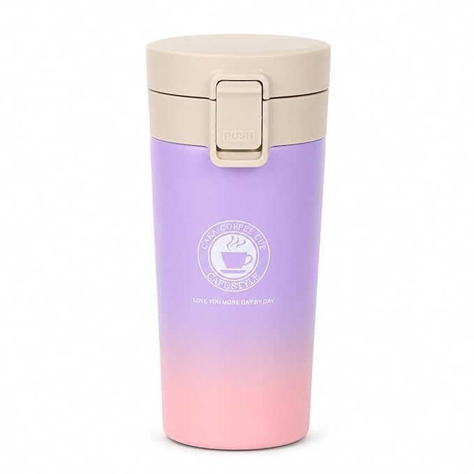 Coffee Tumbler 380 ml, Stainless Steel Insulated Tumbler - Image 6