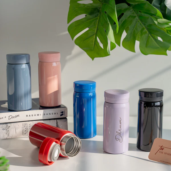 200ml Mini Water Bottle Stainless Steel Thermos Flask - Image 2
