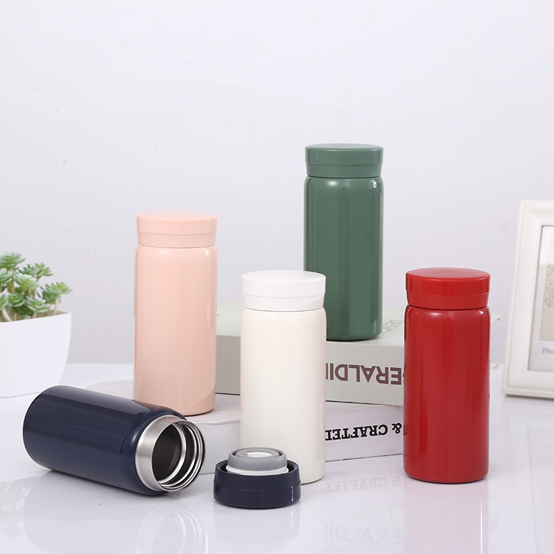 200ml Mini Water Bottle Stainless Steel Thermos Flask - Image 7