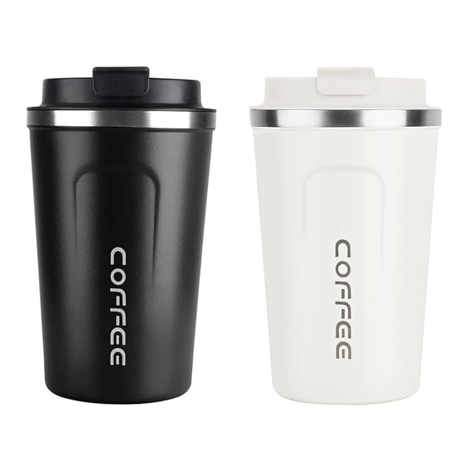 Premium Stainless Steel Coffee Mug with Leak-Proof Lid – 510ml - Image 4