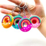 Donut Shape Keychain