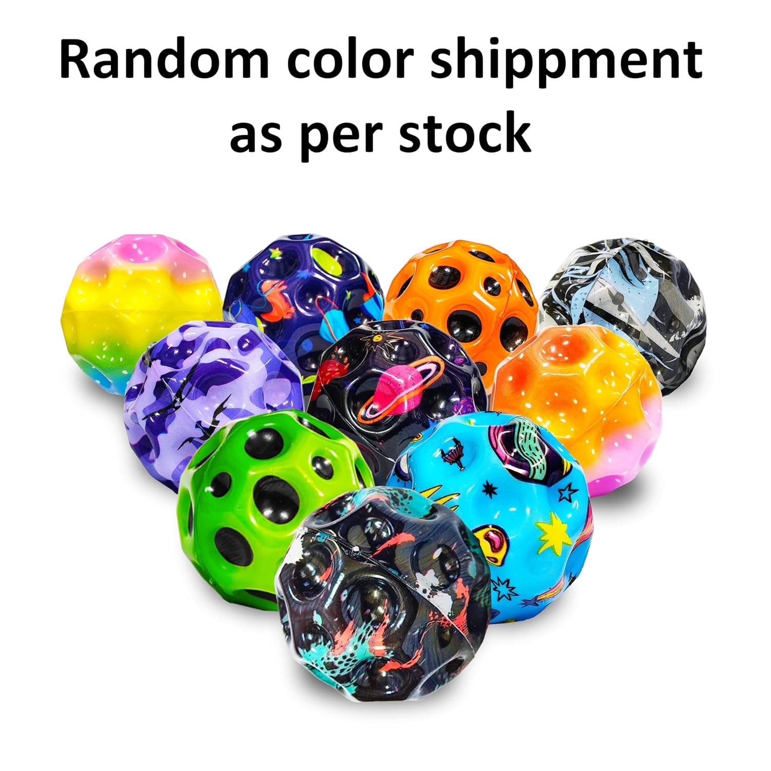 Super Bouncy Rubber Moon Ball Toy - Image 4