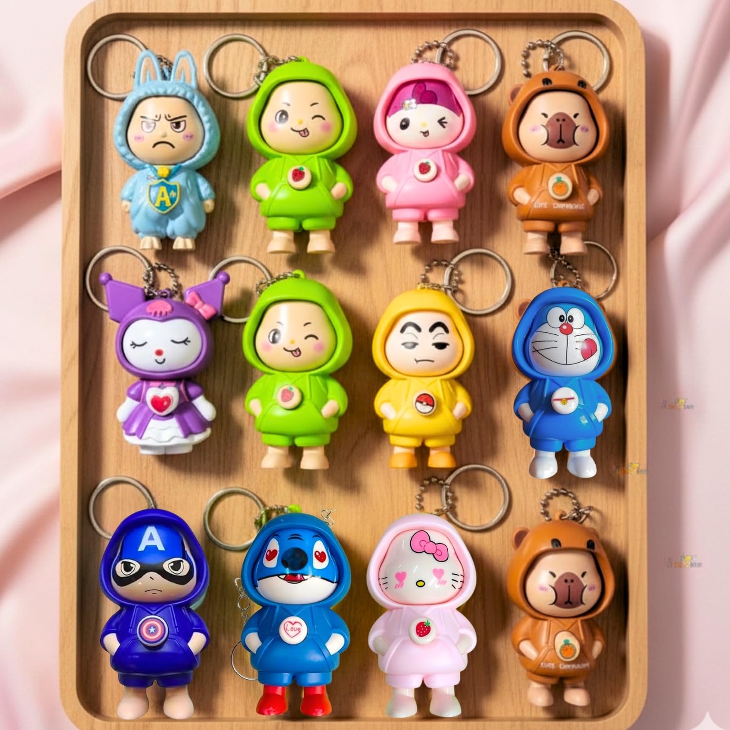 Face Changing Cartoon Keychain