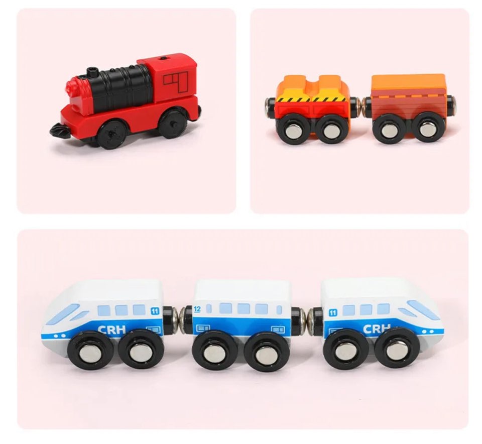 Track Box City Blocks - Engaging Track Toy Set for Creative Pretend Play and Block Puzzles - Image 3