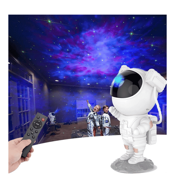 Astronaut Galaxy Star Projector Night Light with Remote - Image 2
