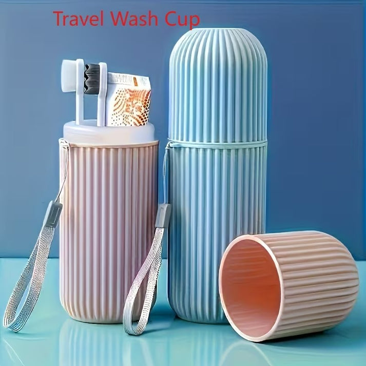 Capsule Shape Travel Toothbrush & Toothpaste Case Holder - Image 6