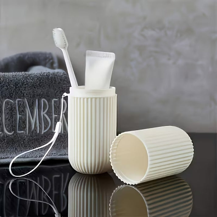 Capsule Shape Travel Toothbrush & Toothpaste Case Holder - Image 7