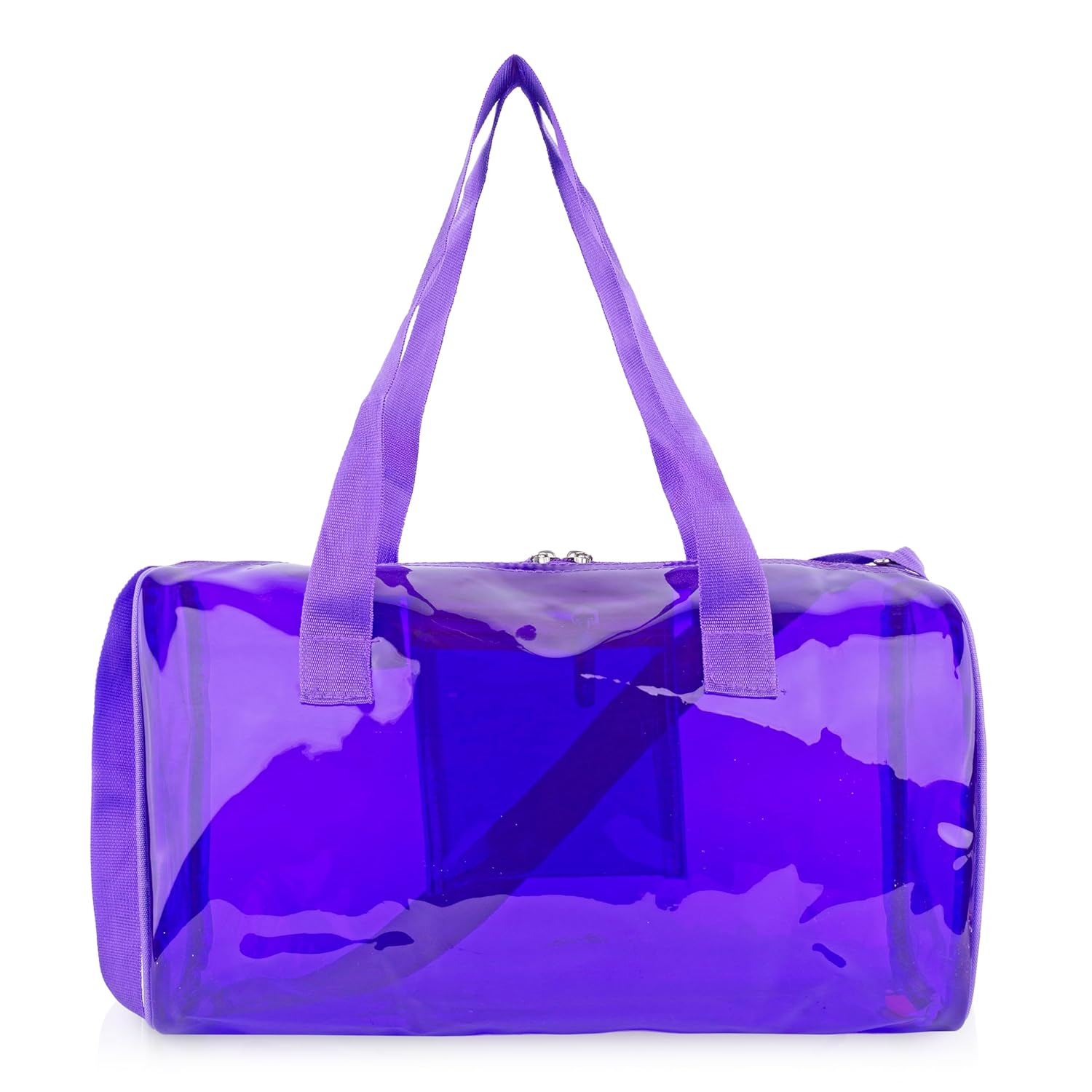 Transparent Waterproof Jelly Duffle PVC Travel & Gym Bag(Can Be Personalised) - Image 4