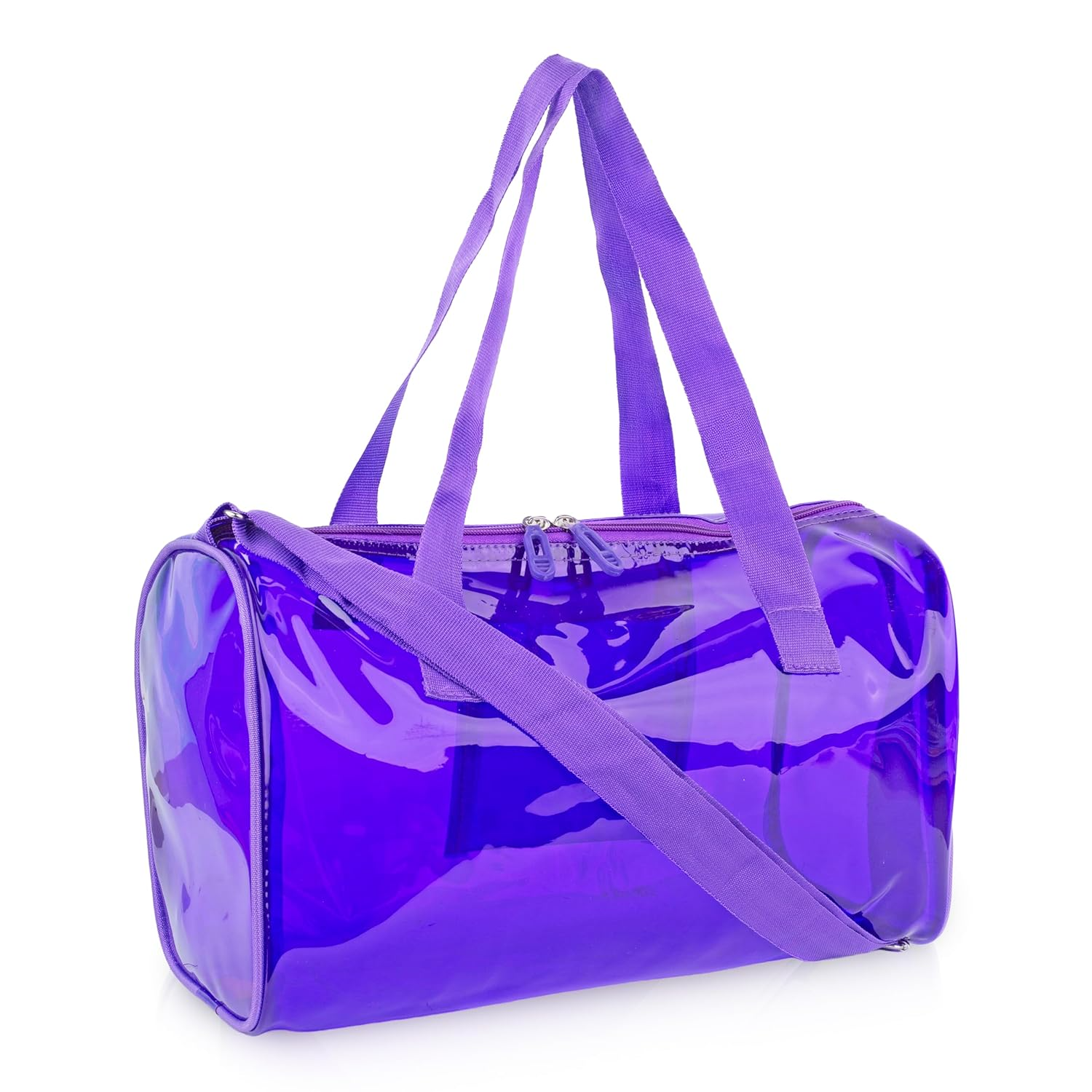 Transparent Waterproof Jelly Duffle PVC Travel & Gym Bag(Can Be Personalised) - Image 3