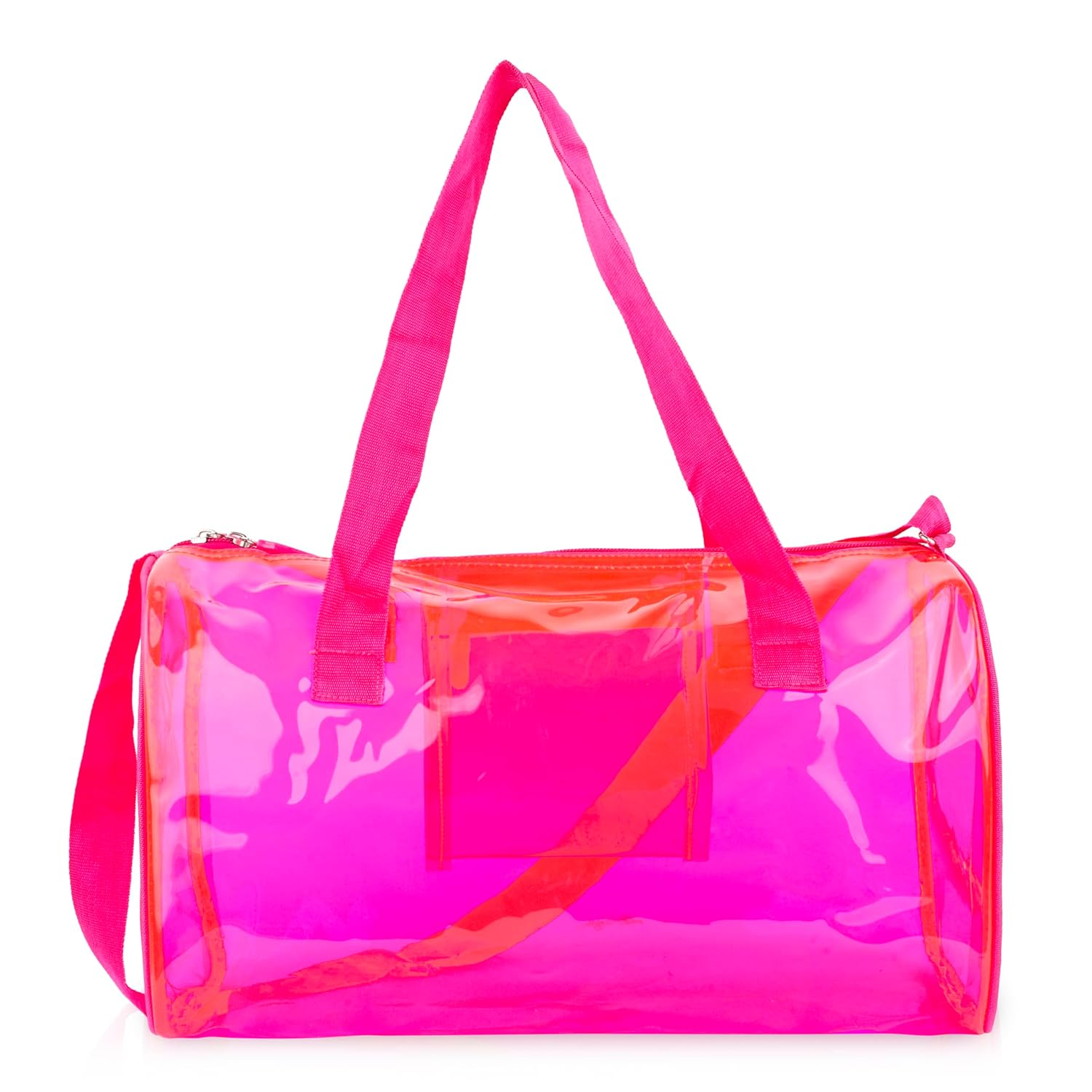 Transparent Waterproof Jelly Duffle PVC Travel & Gym Bag(Can Be Personalised) - Image 6