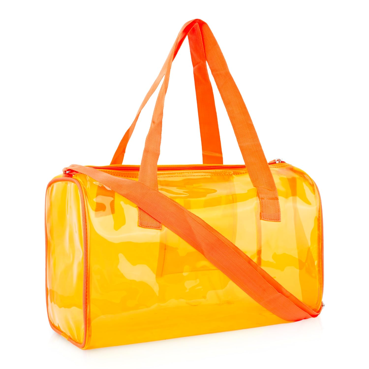 Transparent Waterproof Jelly Duffle PVC Travel & Gym Bag(Can Be Personalised) - Image 8