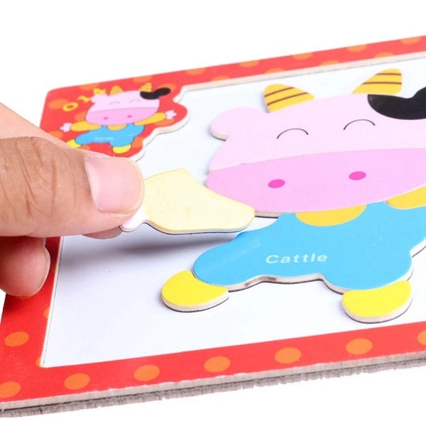 Wooden Magnetic Puzzle Board - Image 3