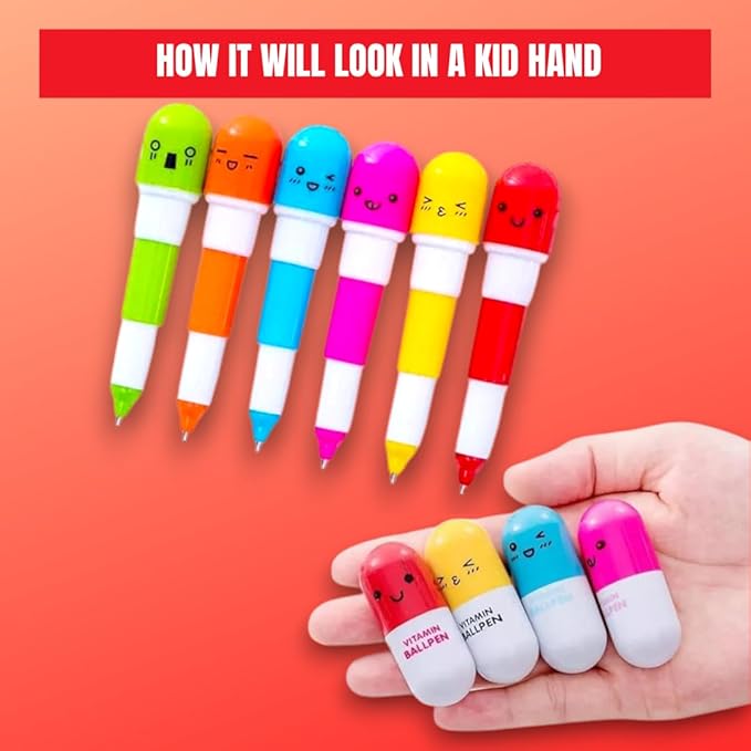 New Capsule Shape Ball Pens Pack Of 24Pcs - Image 6