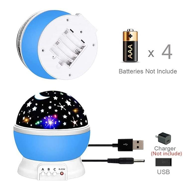 360 Rotating Star Master Galaxy Night Projector Lamp - Image 5