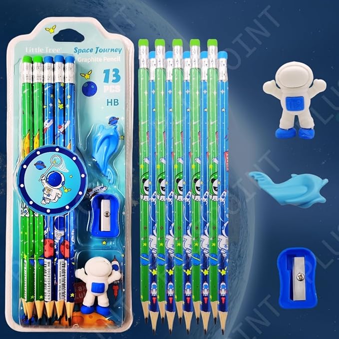Astronaut Space Theme 13 pc Stationary Gift Set