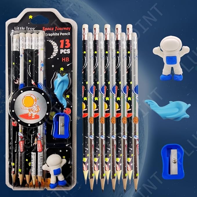 Astronaut Space Theme 13 pc Stationary Gift Set - Image 4