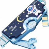 Multi-Functional Button Pencil Box for Kids