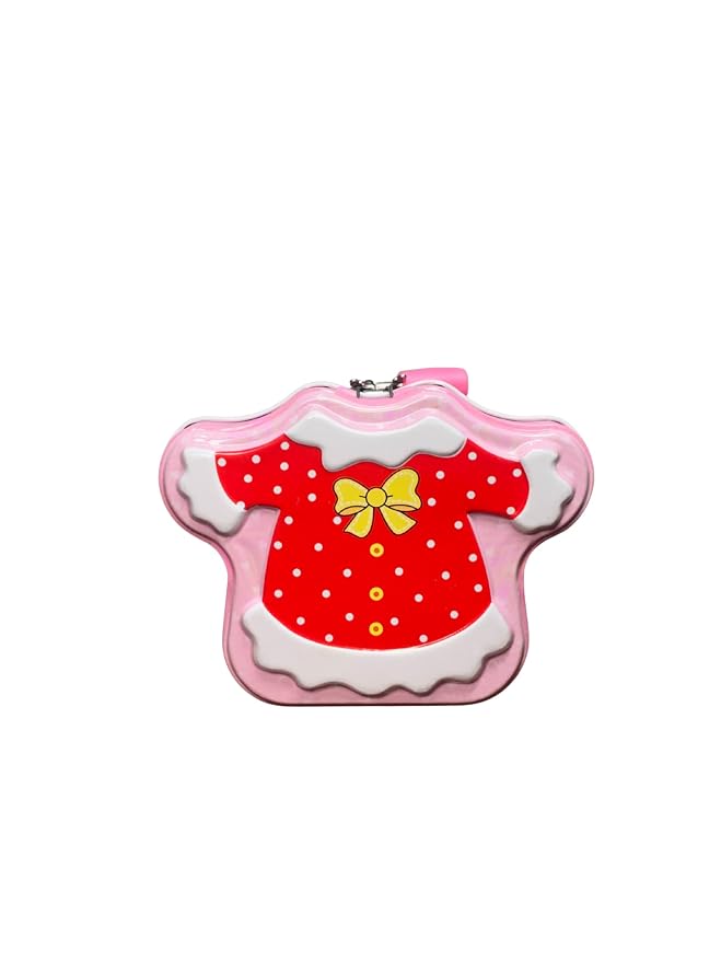 Small Metal Piggy Bank Shirt Shape With Lock And Key - Image 2