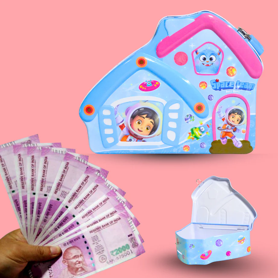 House Shape Piggy Bank for Kids - Image 4