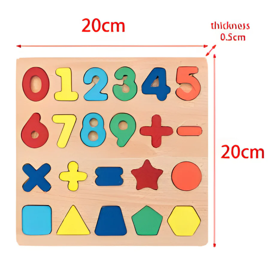 Counting & Maths Peg Board (0–9) | Fun Learning Numbers Toy for Kids - Image 2