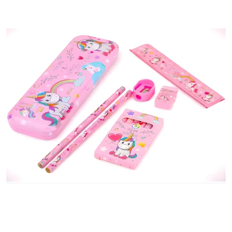 Pencil Box Stationary Kit – Random Colors Surprise Set - Image 2