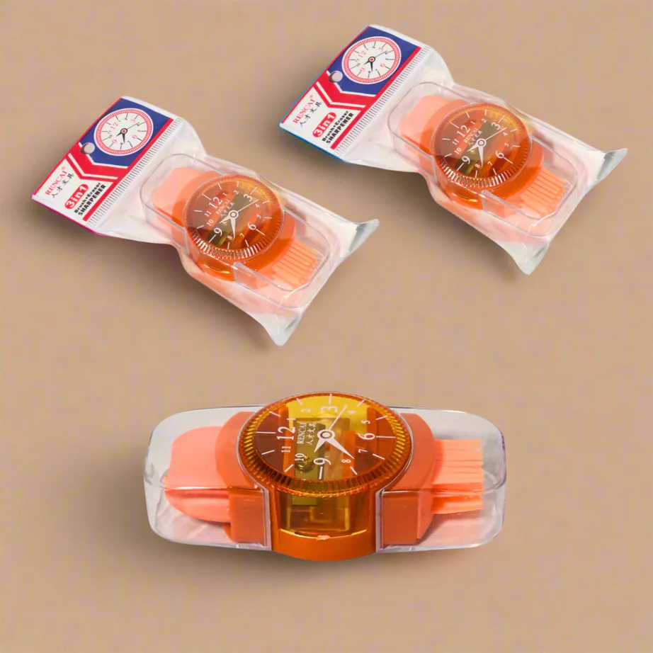 3 in 1 Sharpener, Eraser and Brush For kids - Image 2