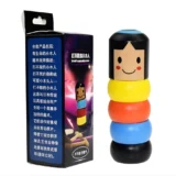 Unbreakable Immortal Wooden Man – Magic Balancing Toy for Kids