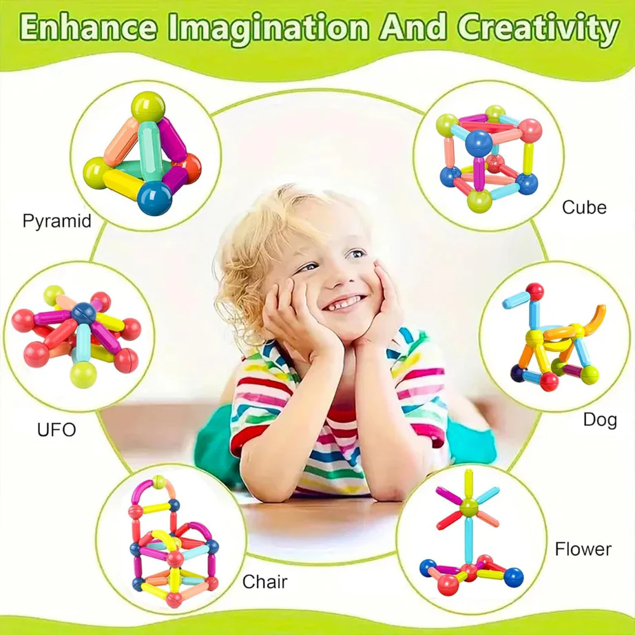 42-Piece Magnetic Sticks Set - Image 3