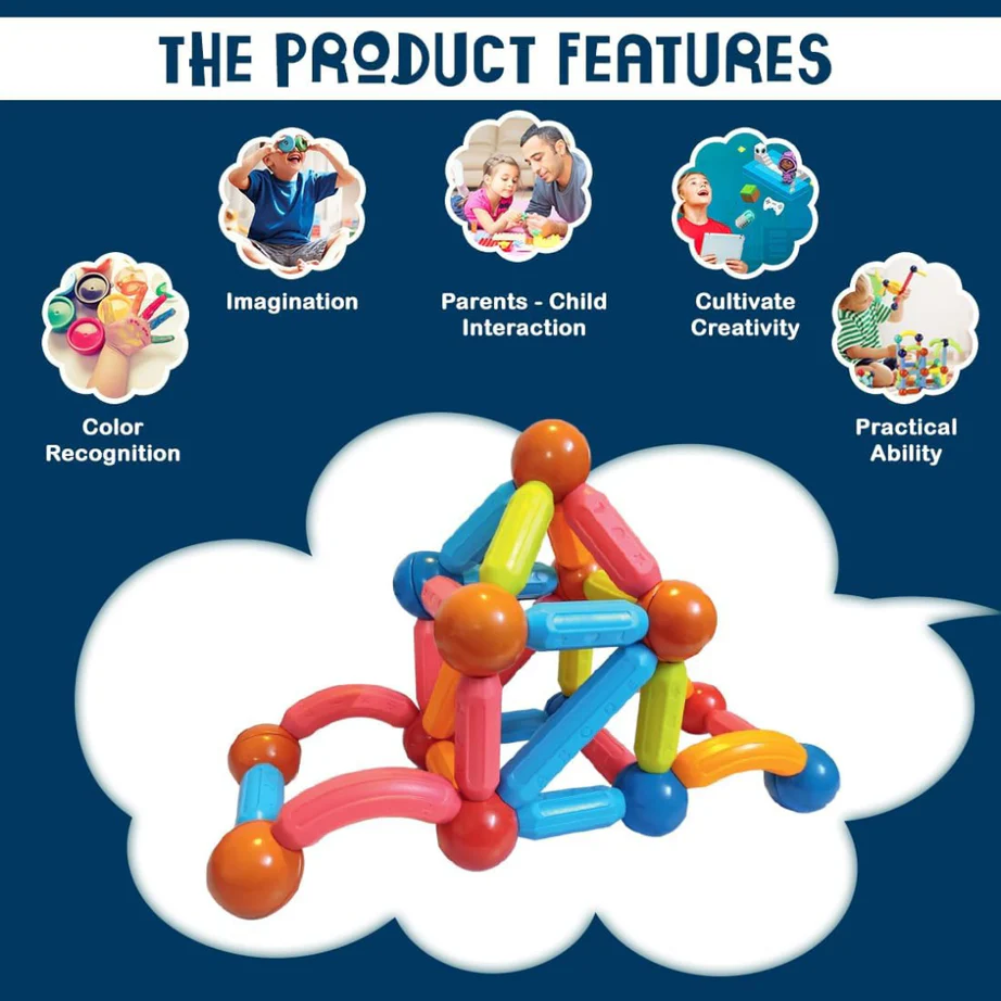 42-Piece Magnetic Sticks Set - Image 5