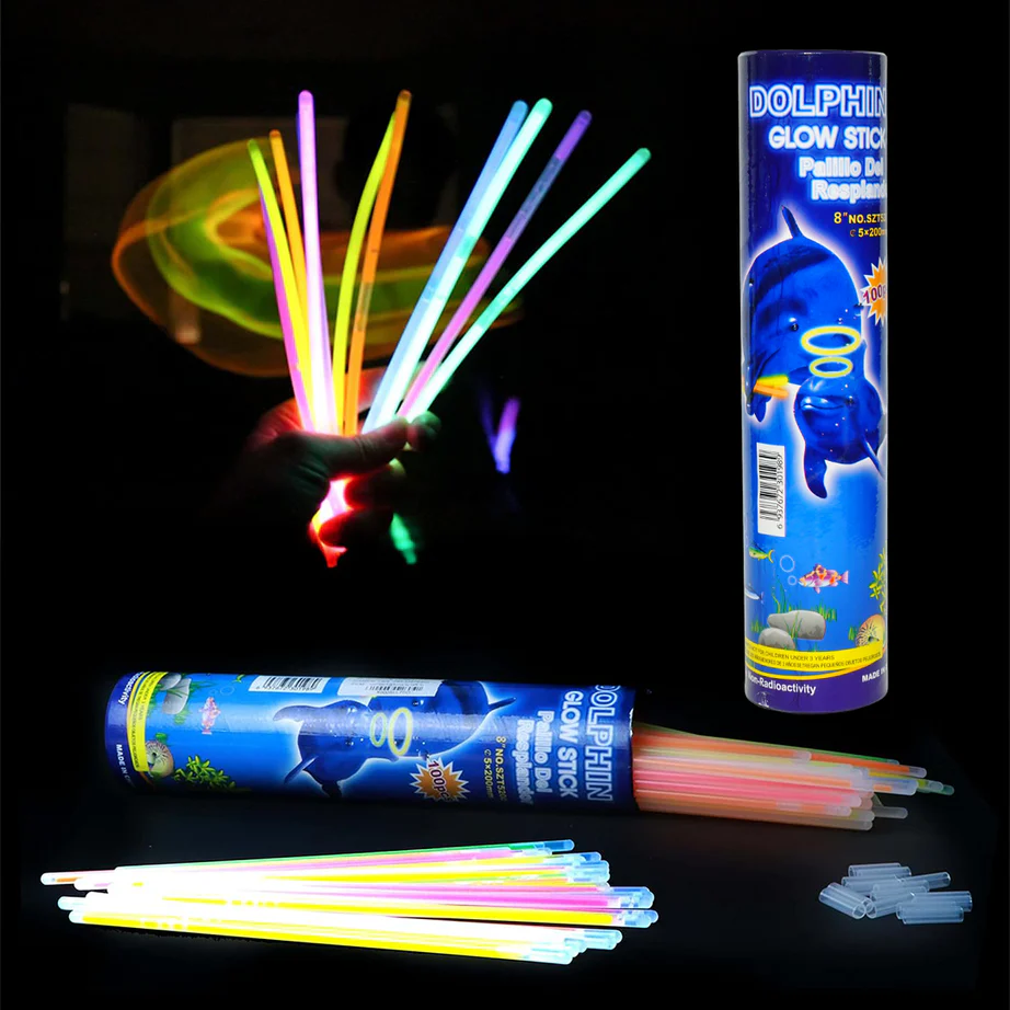Neon Glow Sticks 100 Pcs