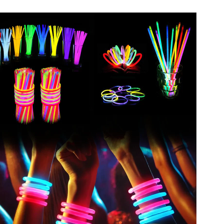 Neon Glow Sticks 100 Pcs - Image 4