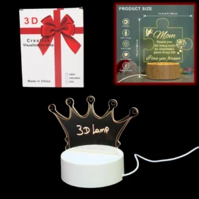 3D Creative Light, Write-on Lamp for Kids